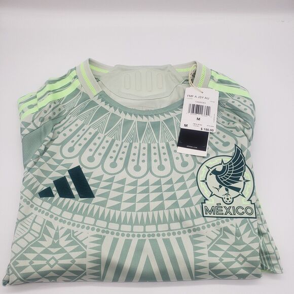 Adidas MEXICO 2024 AWAY Soccer AUTHENTIC JERSEY Sz M NWT IP6385 Football Men’s - Picture 10 of 10